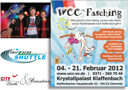 WCC W�rschnitzthaler Carnevalclub Fasching in Klaffenbach