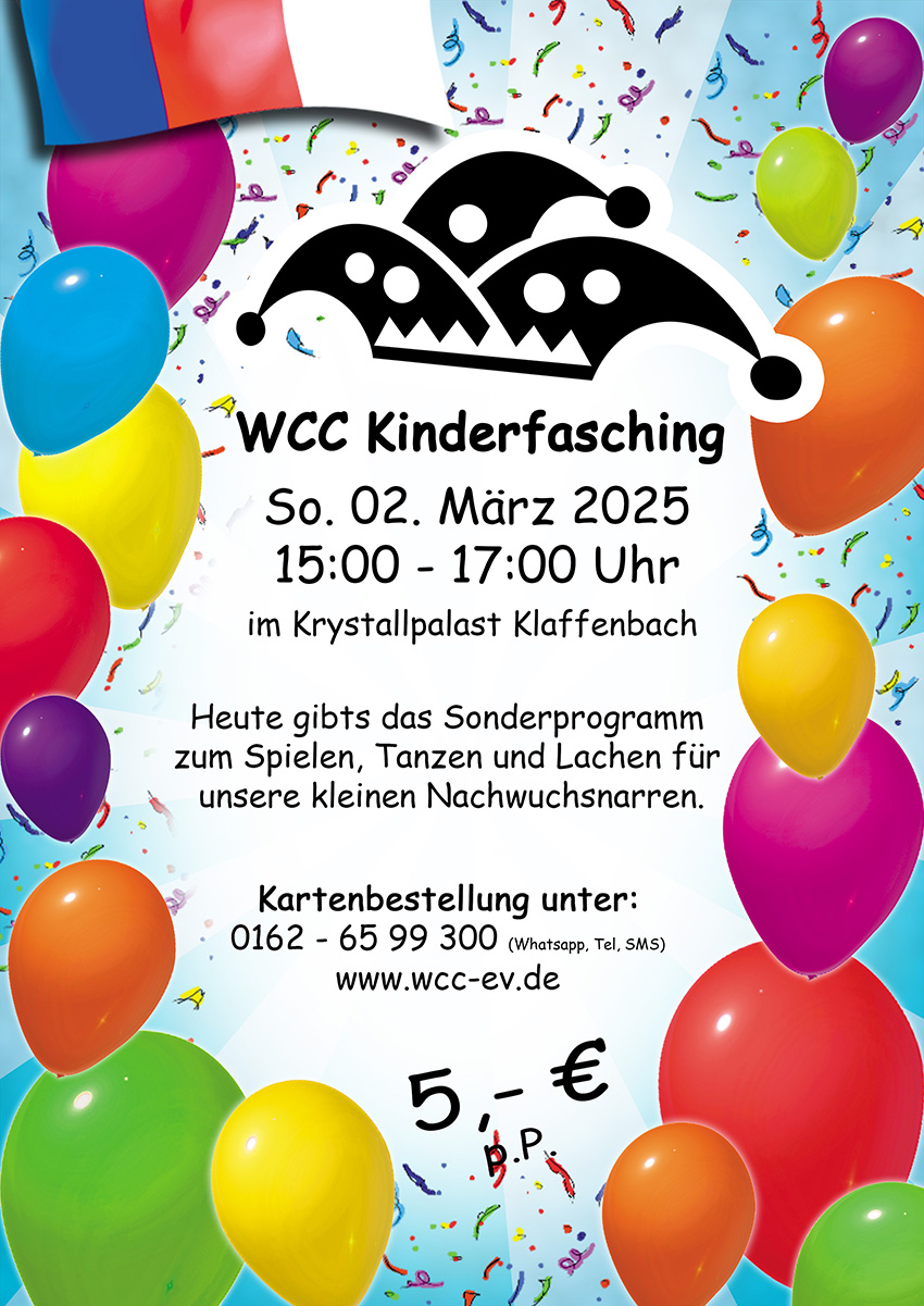 WCC Würschnitzthaler Carnevalclub Fasching in Klaffenbach